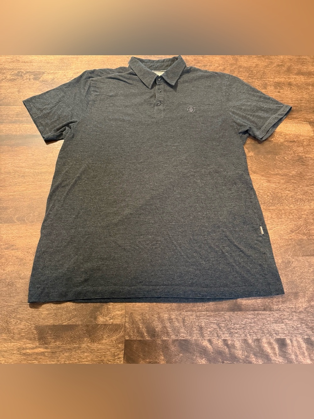 Volcom Men’s Heather Dark Gray Polo Shirt